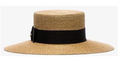 bee patch gucci|Gucci lido straw hat.